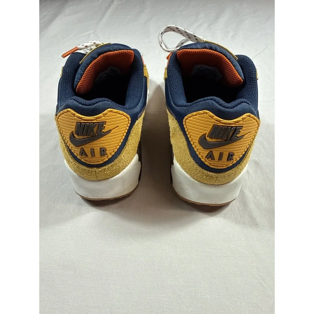 Nike Air‎ Max 90 Gold Navy Orange DZ5175-200 Mens 8